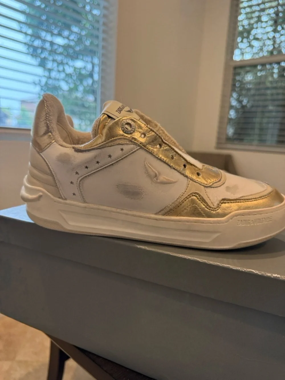 Zadig&Voltaire Low-Top Wings Sneakers - Picture 6 of 11